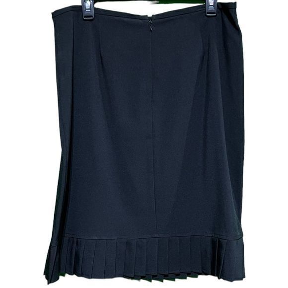 NWT T. Milano Size 14 2-Piece Suit Pleated Blazer Skirt Combo‎ Black - Picture 8 of 10